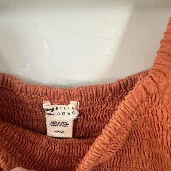 Billabong Terracotta Smocked Dress - Picture 2 of 4